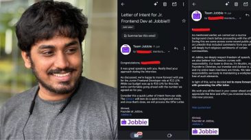 Indian Startup founder cancels Rs. 22LPA job offer over candidate’s religious remarks on Linkedin